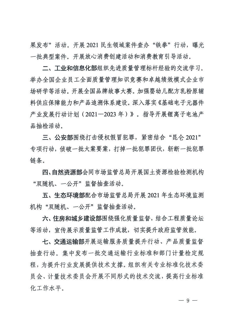市場監管總局等16個部門關于開展2020年全國&ldquo;質量月&rdquo;活動的通知（國市監質〔2020〕133號）