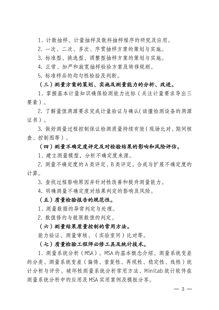 中國質量檢驗協會關于開展質量檢驗人員崗位能力提升培訓班的通知(中檢辦發〔2025〕88號)