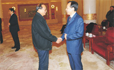 國家質(zhì)檢總局副局長蒲長城親切接見時任中國質(zhì)量檢驗(yàn)協(xié)會會長李保國并詢問協(xié)會的工作